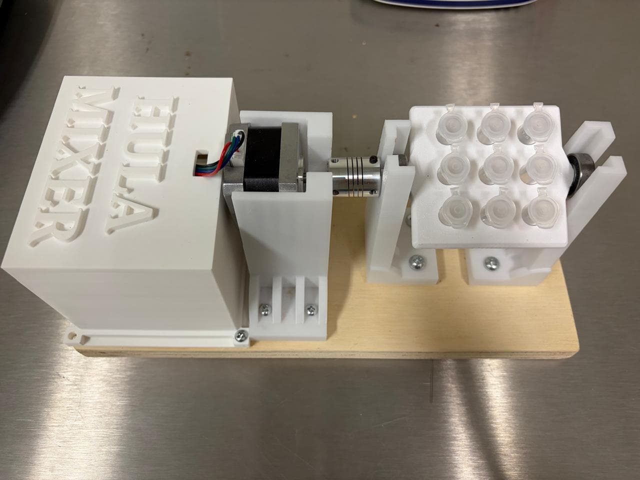 Custom 3D-printed Hula Mixer instrument
